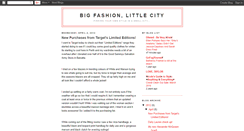 Desktop Screenshot of bigfashionlittlecity.blogspot.com