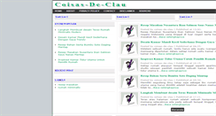 Desktop Screenshot of coisas-de-clau.blogspot.com