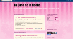 Desktop Screenshot of lacasadelanoche-mar.blogspot.com