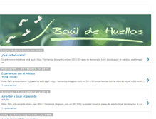Tablet Screenshot of bauldehuellas.blogspot.com