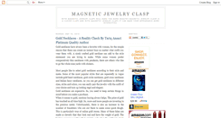 Desktop Screenshot of magnetic-jewelry-cleverclasp.blogspot.com