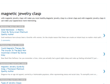 Tablet Screenshot of magnetic-jewelry-cleverclasp.blogspot.com