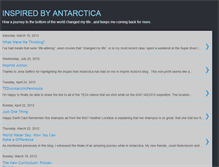 Tablet Screenshot of inspiredbyantarctica.blogspot.com