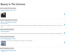 Tablet Screenshot of beautyintheuniverseblog.blogspot.com