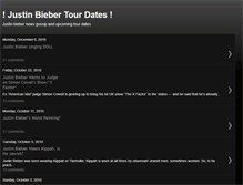 Tablet Screenshot of justinbiebertourdates.blogspot.com