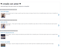 Tablet Screenshot of creado-con-amor.blogspot.com