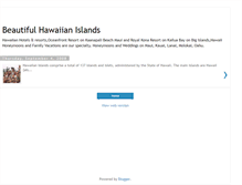 Tablet Screenshot of beautiful-hawaiian-islands.blogspot.com