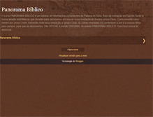 Tablet Screenshot of estudopanoramabiblico.blogspot.com