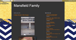 Desktop Screenshot of mansfieldfamilyupdate.blogspot.com