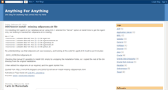 Desktop Screenshot of anythingforanything.blogspot.com