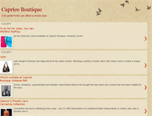 Tablet Screenshot of caprice-boutique.blogspot.com