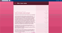 Desktop Screenshot of elismonteiro.blogspot.com