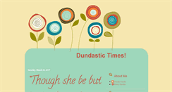 Desktop Screenshot of dundastictimes.blogspot.com