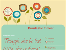 Tablet Screenshot of dundastictimes.blogspot.com