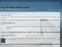 Tablet Screenshot of blogbymilano.blogspot.com