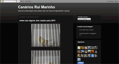 Desktop Screenshot of canariosruimarinho.blogspot.com