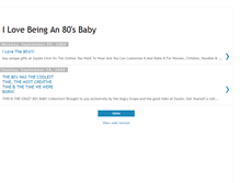 Tablet Screenshot of crazy80sbaby.blogspot.com