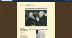 Desktop Screenshot of ecumenicaldiablog.blogspot.com