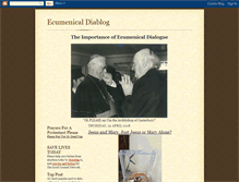 Tablet Screenshot of ecumenicaldiablog.blogspot.com