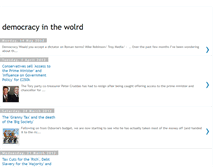 Tablet Screenshot of democracywolrd.blogspot.com