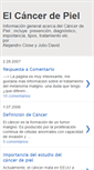 Mobile Screenshot of cancerdepiel.blogspot.com