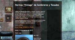 Desktop Screenshot of hormasombrerosytocados.blogspot.com