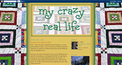 Desktop Screenshot of mycrazyreallife.blogspot.com