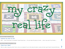 Tablet Screenshot of mycrazyreallife.blogspot.com