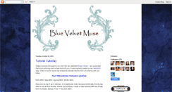 Desktop Screenshot of bluevelvetmuse.blogspot.com