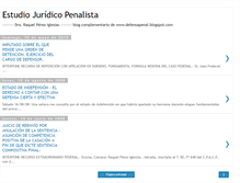 Tablet Screenshot of estudiojuridicopenalista.blogspot.com