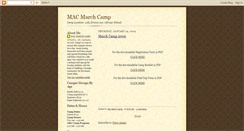 Desktop Screenshot of macmarchcamp.blogspot.com
