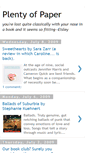 Mobile Screenshot of plentyofpaper-reviews.blogspot.com