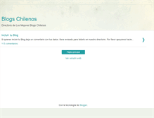 Tablet Screenshot of blogs-chilenos.blogspot.com