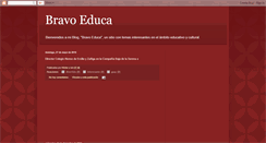 Desktop Screenshot of bravoeduca.blogspot.com