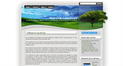 Desktop Screenshot of educarcaminant.blogspot.com