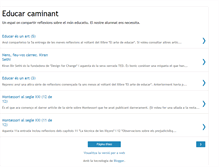 Tablet Screenshot of educarcaminant.blogspot.com