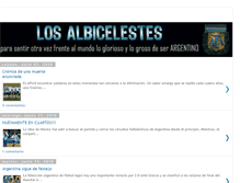 Tablet Screenshot of losalbicelestes.blogspot.com