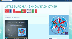 Desktop Screenshot of little-europeans-know-each-other.blogspot.com