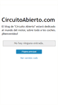 Mobile Screenshot of circuitoabierto.blogspot.com