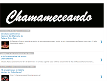 Tablet Screenshot of chamameceandoenfederal.blogspot.com