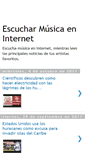 Mobile Screenshot of escucharmusicaeninternet.blogspot.com