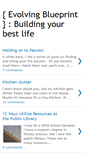 Mobile Screenshot of evolvingblueprint.blogspot.com