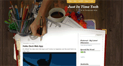 Desktop Screenshot of just-in-time-tech.blogspot.com