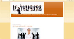 Desktop Screenshot of liderazgomultinivel.blogspot.com