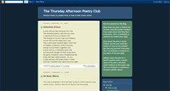 Desktop Screenshot of clubpoems.blogspot.com