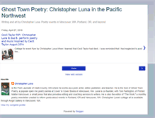 Tablet Screenshot of christopherluna-poetry.blogspot.com