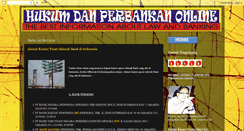 Desktop Screenshot of hukumperbankan.blogspot.com