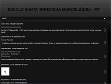 Tablet Screenshot of escolasantaterezinhamt.blogspot.com