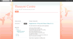 Desktop Screenshot of husaynicentre.blogspot.com