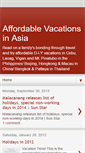 Mobile Screenshot of affordablevacationsinasia.blogspot.com